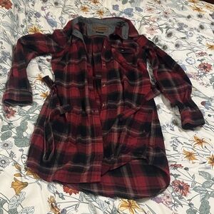 Legendary Whitetails Women's Plaid Dress - Red and Black